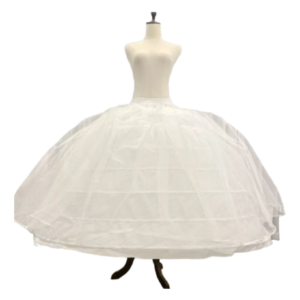3-Hoop Brand New Wedding Ball Gown Crinoline Bridal Dress Petticoat Under skirt Wedding Buckram Dress Bridal Hoop Adjustable Seven Bone Skirt