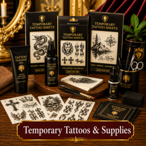 Temporary Tattoos & Supplies-Men
