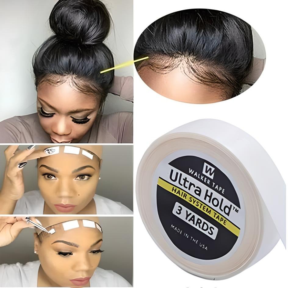 Water Proof Strong Adhesive Double Sided Lace Wigs Ultra Hold Lace Tape for Wigs Replacement Tape for Toupee White - Image 6