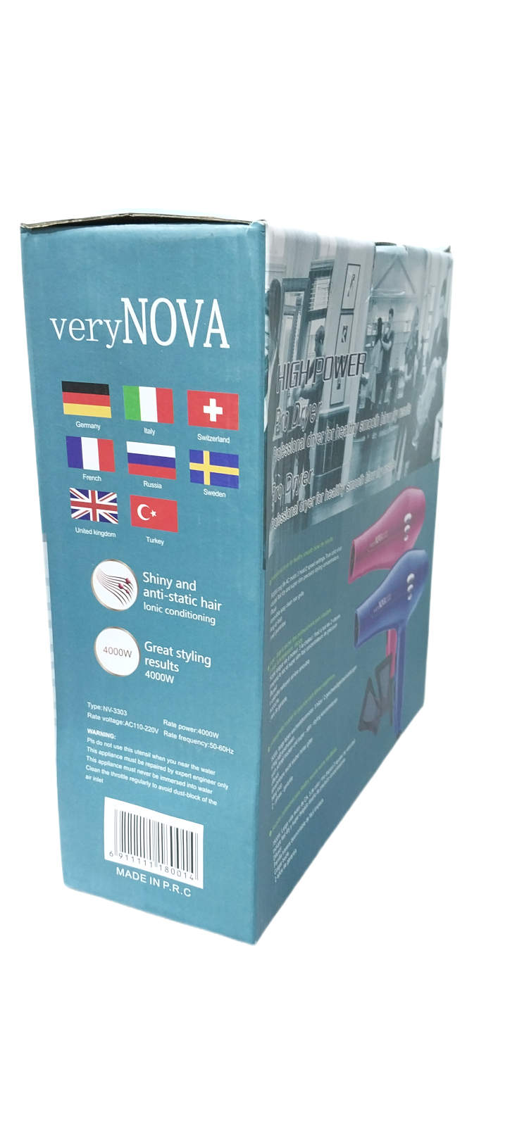 Very Nova Professional Hair Dryer| Salon Hair Care Tools - Image 5