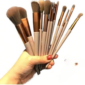 Soft Fluffy Makeup Brushes Set For Cosmetics Foundation| Blush Eyeshadow, Blending Female Makeup Tool |Makeup Brushes Set - Brown