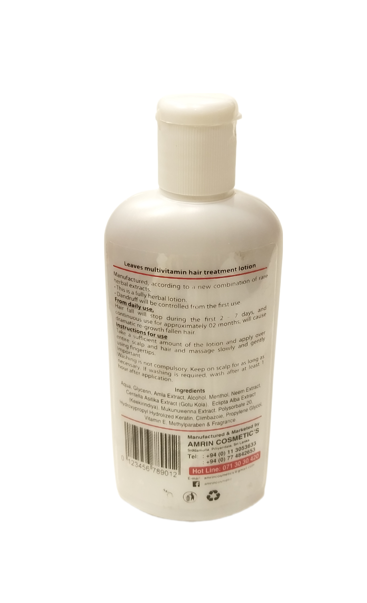 Amrin Leaves Multi Vitamin Lotion 3 In 1 Hair Treatment For Unisex - Image 4