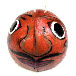 Traditional Sri Lankan Face Mask, Eco Friendly Hand Crafted Coconut Shell Mask