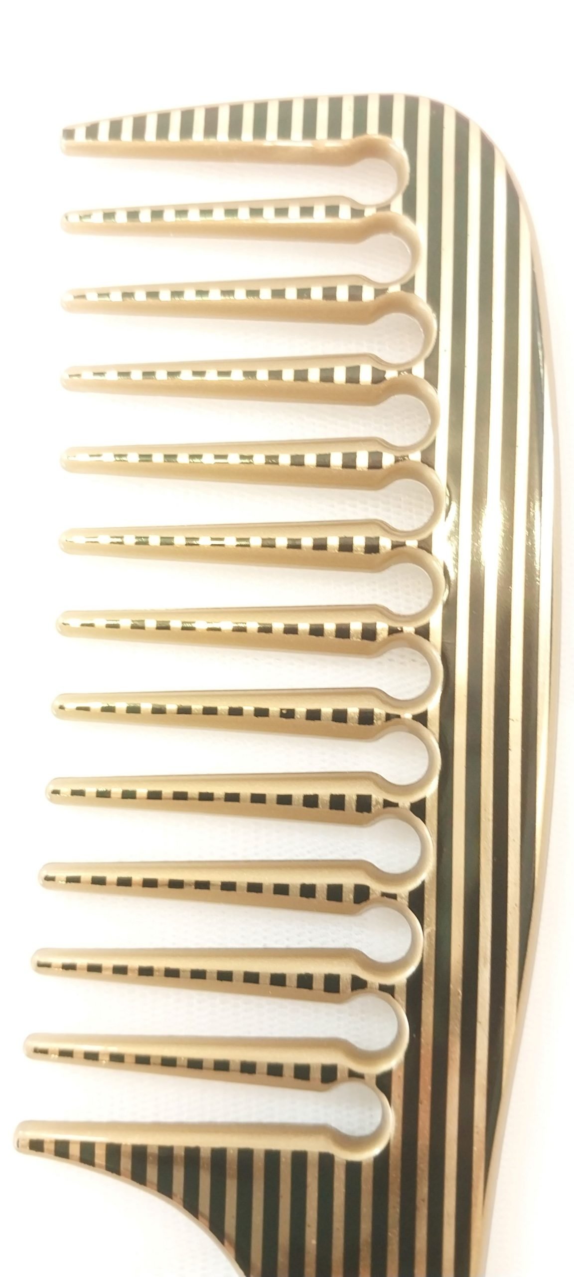 Large Tooth Detangling Comb Professional Handle Hairdressing Comb Barber Tooth Comb for Men & Women - Image 2