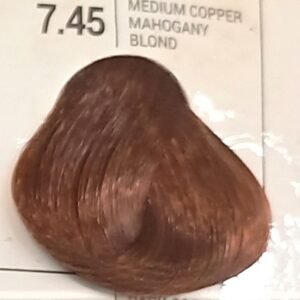 Dreamron Permanent Hair Blonde Color Ready to Use Hair Dye Hair Gray coverage for Men & Woman-7 Series - "Medium copper mahogany blond 7.45"