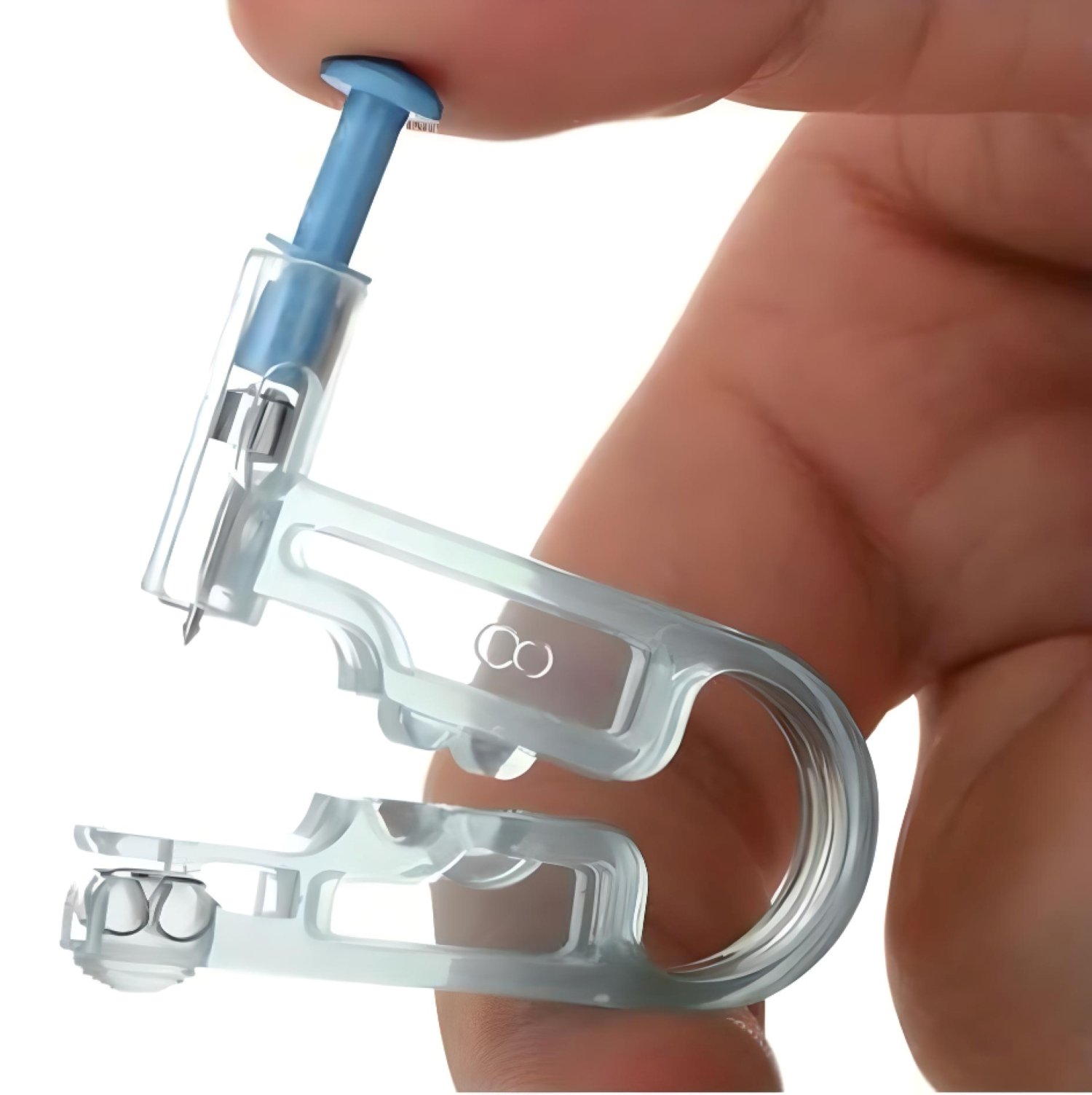 Ear Piercing With Ear Stud Manual Disposable Safe Asepsis Nose Belly Button Piercing Kit Tool - Image 6