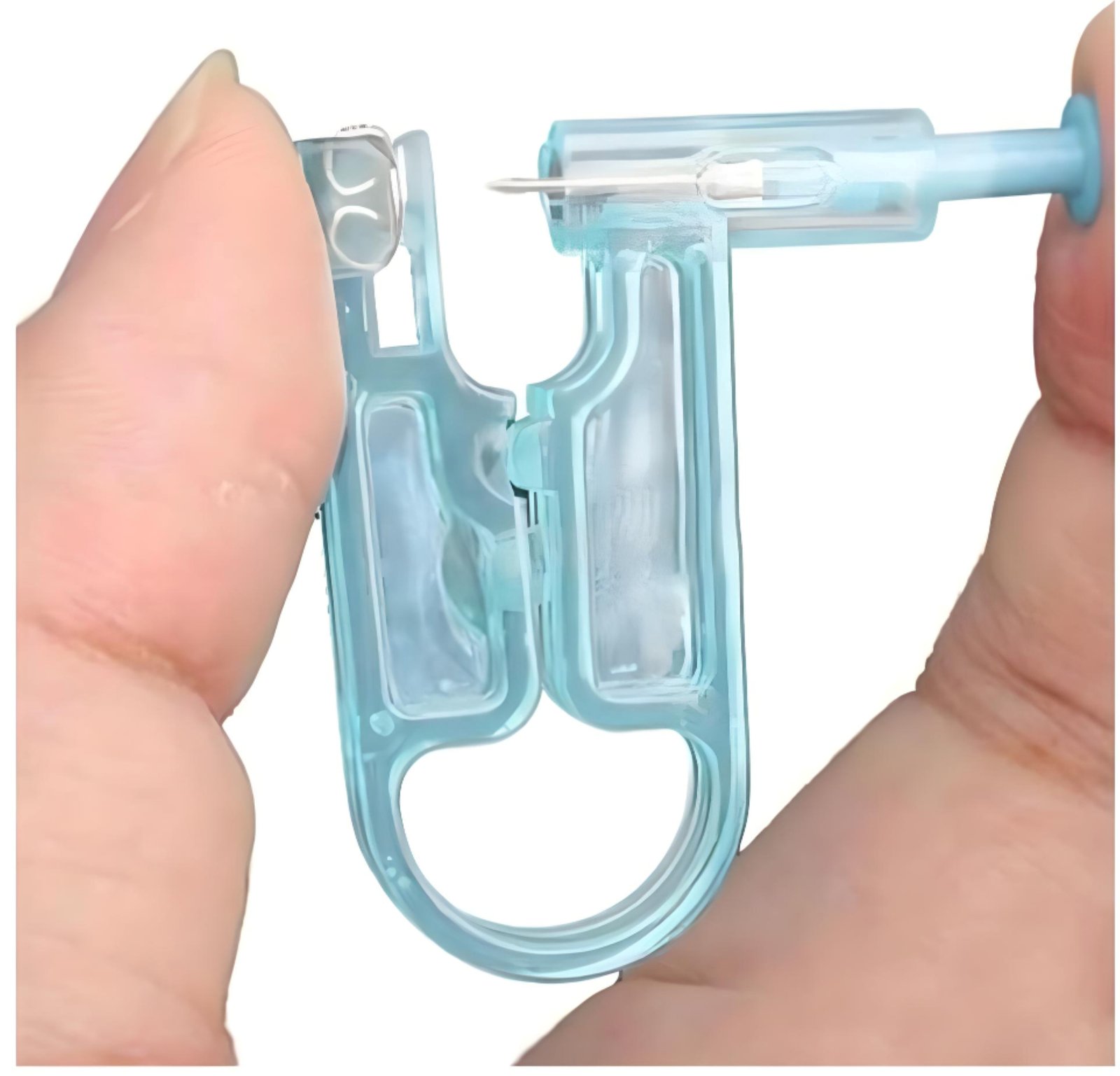 Ear Piercing With Ear Stud Manual Disposable Safe Asepsis Nose Belly Button Piercing Kit Tool - Image 4