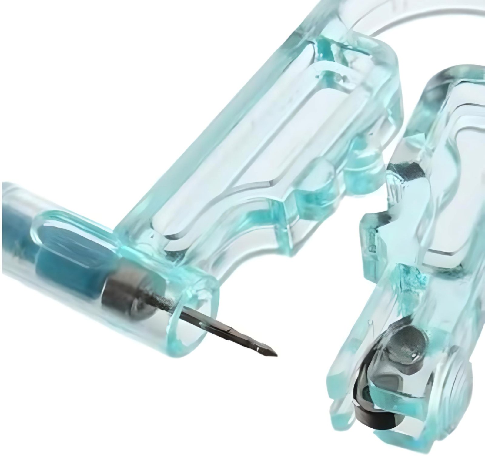 Ear Piercing With Ear Stud Manual Disposable Safe Asepsis Nose Belly Button Piercing Kit Tool - Image 2