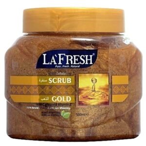 La Fresh Face & Body Gold Scrub For All Skin Types-500 ml