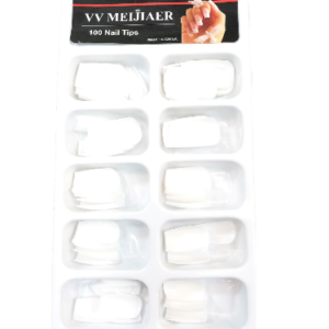 Manicure Fake Nails |Artificial Nails |Falls Nails - "Natural color- White"