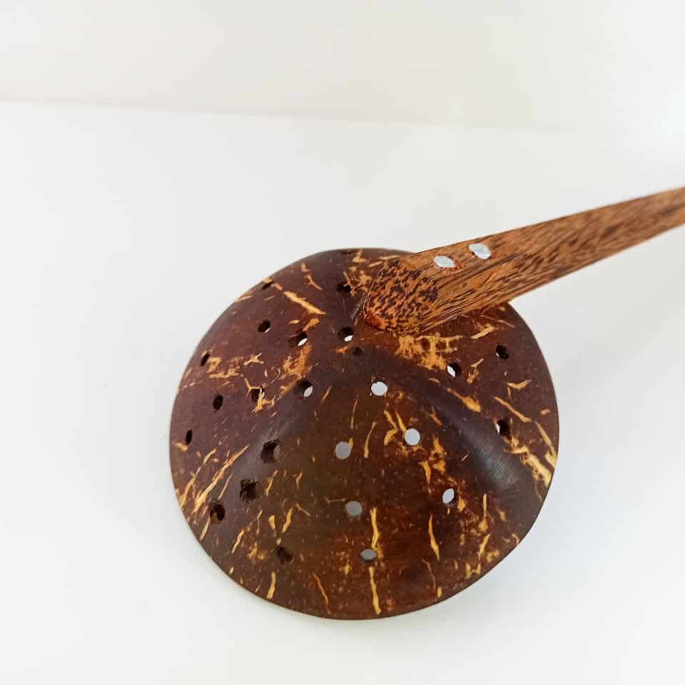 Eco Friendly Coconut Shell Oil Spoon | Natural Kitchenware - Image 3