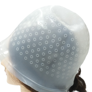 Tint Highlight Cap Tipping Cap Punched Highlight Cap for Hair with Hook, Hair Highlighting Kit