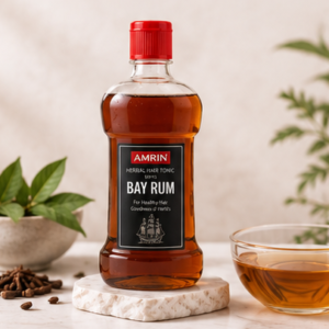 Amrin Bay Rum Herbal Hair Tonic Massage Tonic Hair Tonic for Men
