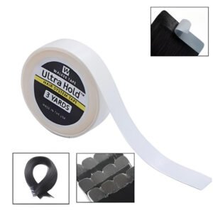 Water Proof Strong Adhesive Double Sided Lace Wigs Ultra Hold Lace Tape for Wigs Replacement Tape for Toupee White - 0.8cmX3 yards
