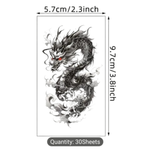 Waterproof Temporary Tattoo Stickier Paper Refreshing Arm Leg Stickers for Outdoor Body Art Fake Tattoo Flash Tattoo Wrist Ankle For Male & Female