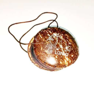 Eco Friendly Coconut Shell Purse| Sustainable Wallet (Height 3.5 inches X Length 3.5 inches)