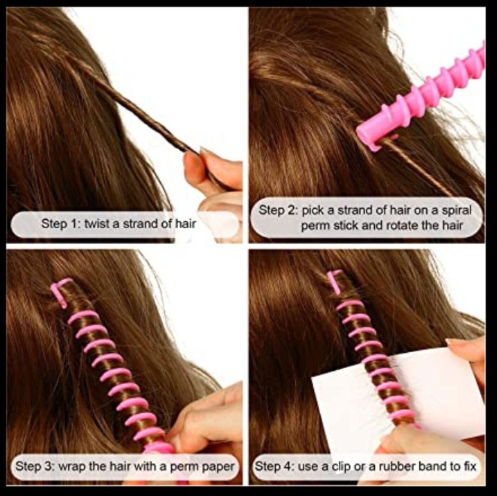 Professional Hair Curling & Styling Accessories for Salon & Home Use Salon Pack - Image 4