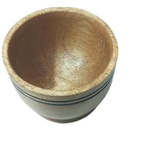 Eco Friendly Natural Mahogany Wood Bowl | Premium Mahogany Wood Mini Sauce Bowl