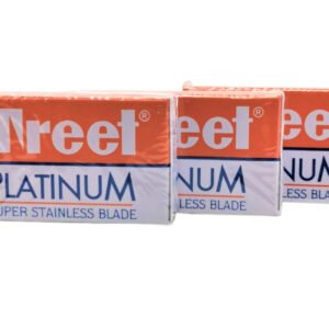 Treet Super Platinum Stainless Blade | Stainless Blades Salon Pack for Men