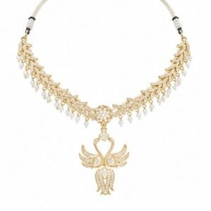 Modern Kandyan Jewelry Set |Bridal Jewelry Set |Wedding Jewelry |Dull Gold Set for RENT