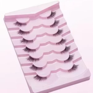 Natural Hand Made Half Eyelashes | Soft False Lashes | Beautymix -7 Pairs - 5086