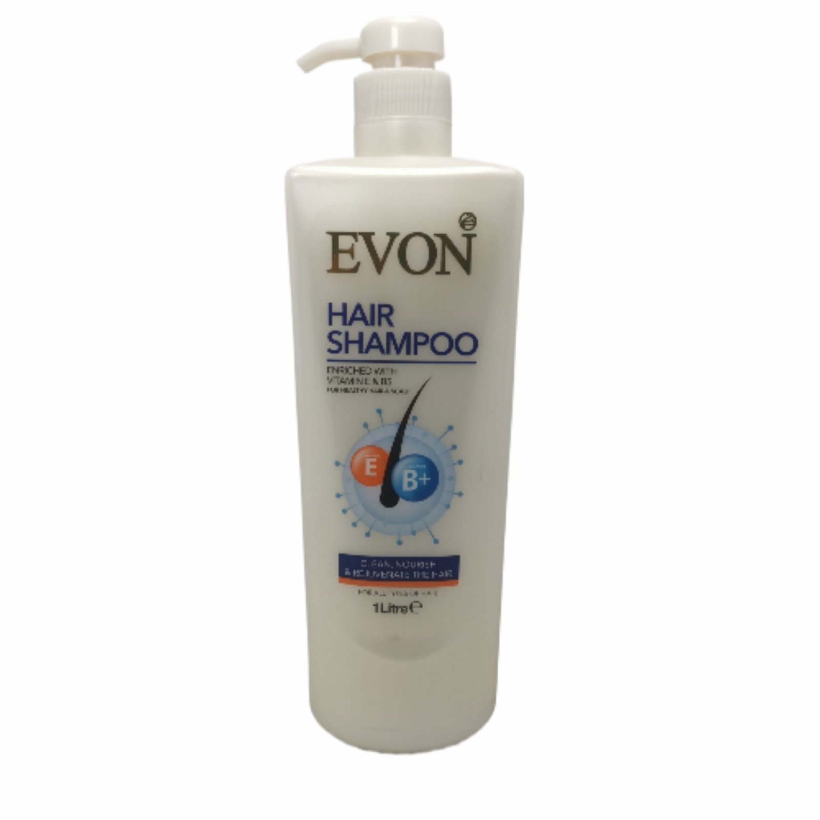 Evon Hair Shampoo Enriched with Vitamin E & B5 1 ltr