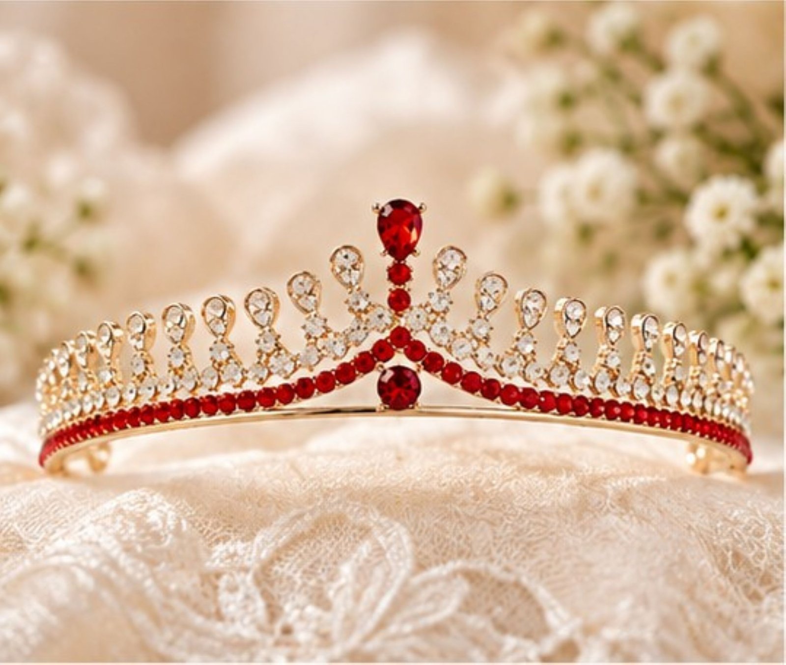 Crystal Princess Crown | Silver Tiara Crown| Crystal Tiara Headband| Princess Rhinestone Tiaras and Crowns - Image 5