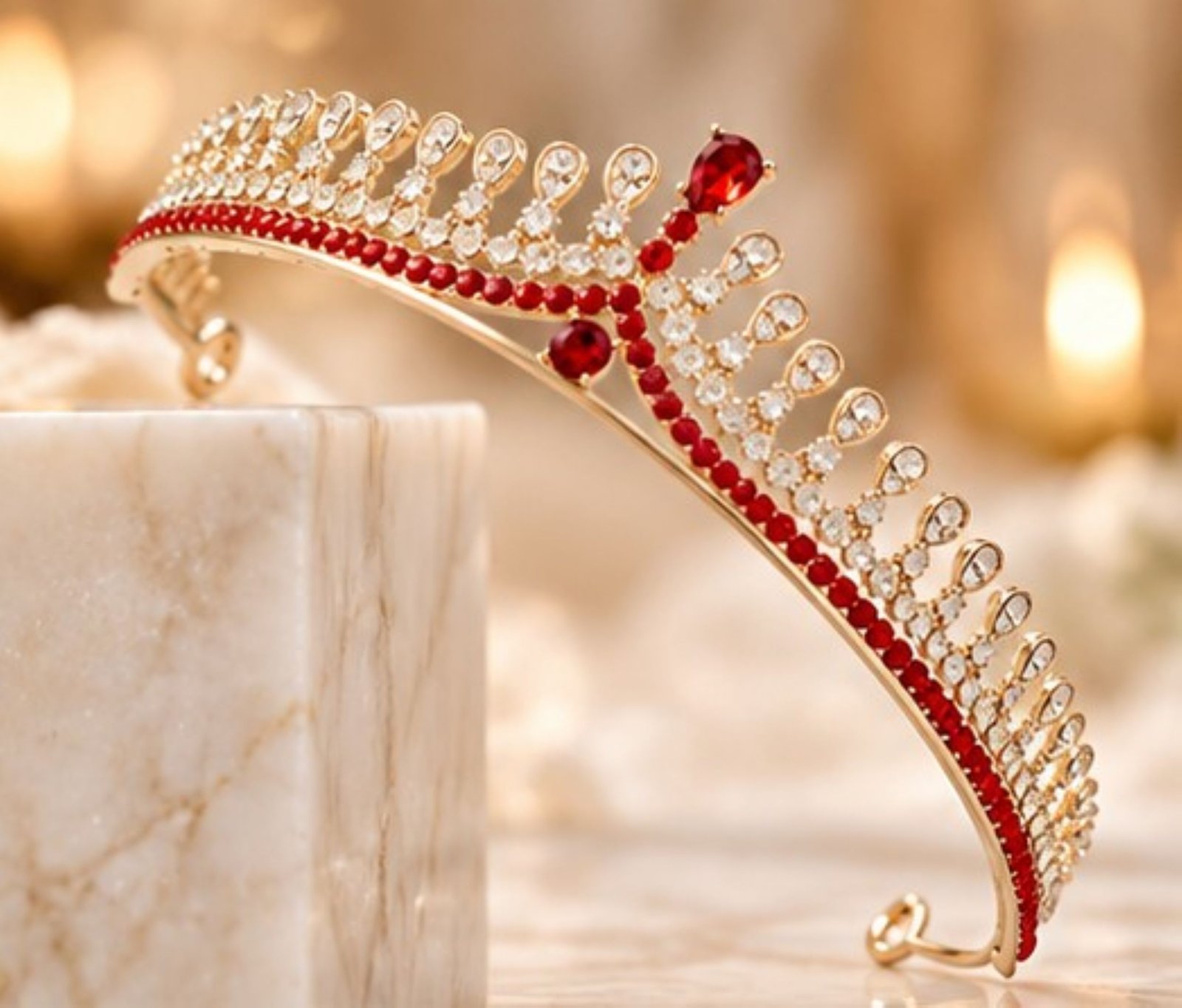 Crystal Princess Crown | Silver Tiara Crown| Crystal Tiara Headband| Princess Rhinestone Tiaras and Crowns - Image 4